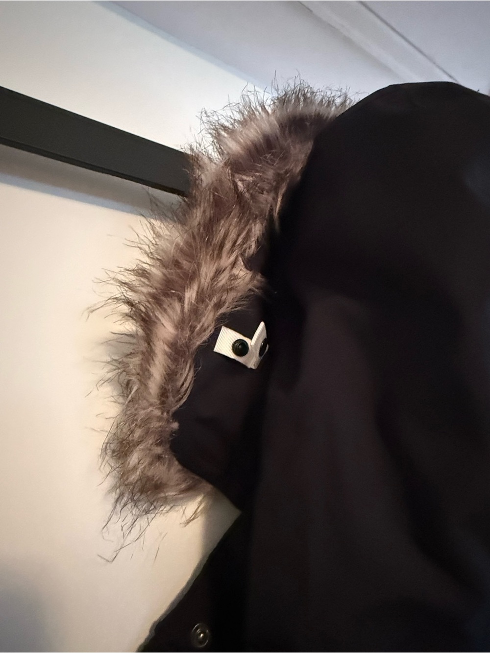 The North Face Women’s Arctic Parka - Black with Faux-Fur Hood Trim - Picture 10 of 10